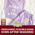 Aleene's Fabric Fusion Glue .66 oz 3-Pack, Permanent and Washable Adhesive, Dries Flexible, Strong Bond on Fabrics, Clothing, Denim, Polyester,