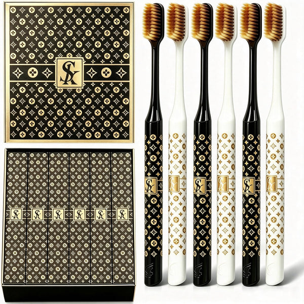 Manual Adult Soft Hair Toothbrush, Excellent Cleaning Effect for Nano Brush, Ultra Soft Brush Thread Can Effectively Clean Sensitive Teeth or