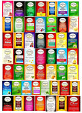 Tea Bags Sampler Assortment Variety Pack Gift Box 45 Count Tea Bags & 10 Honey Sticks - Perfect Variety - English Breakfast, Green, Black, Herbal,