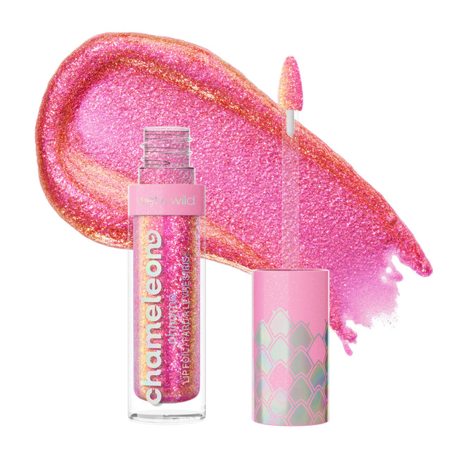 wet n wild Chameleon Chrome Lip Foil, Bold Light-Reflecting Pigments, Multidimensional Shine, Non-Sticky Smooth Formula,