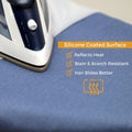 12.5 X 30 inch Smart Table top Ironing Board Cover and Pad with Standard Size, Fits Small, Mini Board, Easy Placement, Extra Thick Padding,