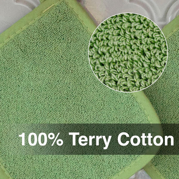 RITZ Terry Potholder & Hot Pad: Heat Resistant, Durable 100% Cotton Ã¢ÂÂ Ergonomically Designed for Optimal Grip, Easy-Care Machine Washable,
