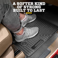 Husky Liners Weatherbeater Floor Mats | Fits 2022-2026 Ford Maverick (Hybrid Models Only) | Front & 2nd Row, 3-pc Black - 95401