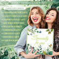 Fortuning's JDS 13PCS Christian Gifts for Women Faith- Inspirational Religious Catholic Gifts Basket, Green Self Care Package Get Well Soon