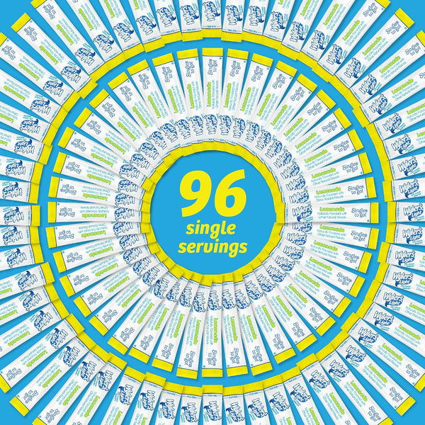 Wyler'S Light Singles to Go Powder Packets, Water Drink Mix, Lemonade, 12 Boxes, 8 Servings per Box, 96 Total Servings