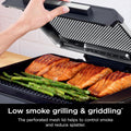 Ninja Griddle and Indoor Grill, 14’’, Electric Grill, For Steak, Burgers, Salmon, Veggies, and More, Pancake Griddle, Nonstick, Dishwasher Safe,