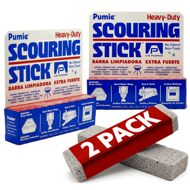 PUMIE Scouring Stick, Heavy Duty Extra Strong Pumice Cleaning Bar, Perfect Pumic