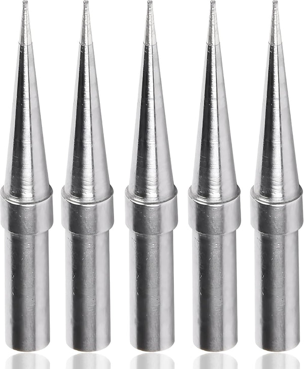 Yakamoz 5Pcs ET Series Soldering Iron Tips ETO Soldering Tip Set Replacement Solder Tips for Weller WE1010NA WES51 WES50 PES51 PES50 WEP70 EC1002