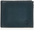 Timberland Men'S Leather Wallet with Attached Flip Pocket, Navy (Blix), One Size