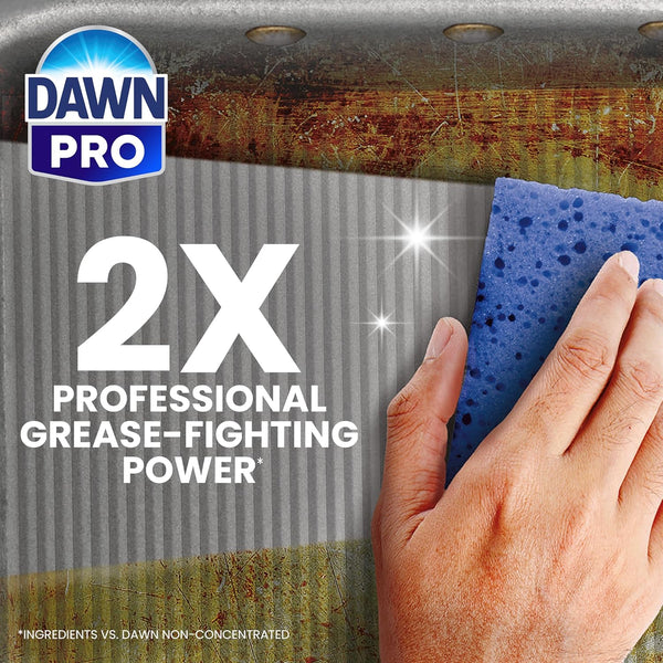 Dawn PRO Manual Pot and Pan Detergent, Dish Soap Liquid for Dishwashing by Hand, Bulk Concentrate for Commercial Use, 5 gal 640 Fl Oz (Pack of 1)