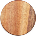 Juvale Round Acacia Wood Coasters - 8 Pack, 4 in, Brown - Drink Coasters for Coffee & Dining Table Decor - Bar & Home Bar Accessories - Wood Decor