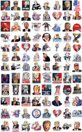 100 Pack President Stickers, American Graphic Picture Decal for Laptop, Phone, Vehicle, Water Bottle
