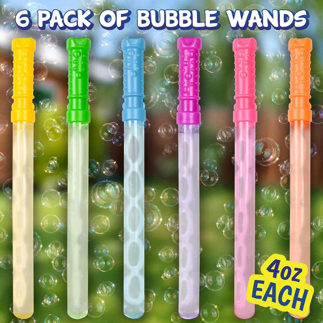 Sunny Days Entertainment Maxx Bubbles 4Oz Bubble Wands Ã¢ÂÂ 6 Pack Bubble Wand