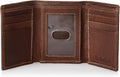 Timberland Men'S Genuine Leather Rfid Blocking Trifold Wallet, Brown, One Size