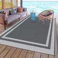 HappyTrends,Outdoor Rug,Patio Rug,Reversible Portable Outdoor Plastic Straw Rug,Camping Rugs for Outside RV,Large Waterproof Area Rugs for