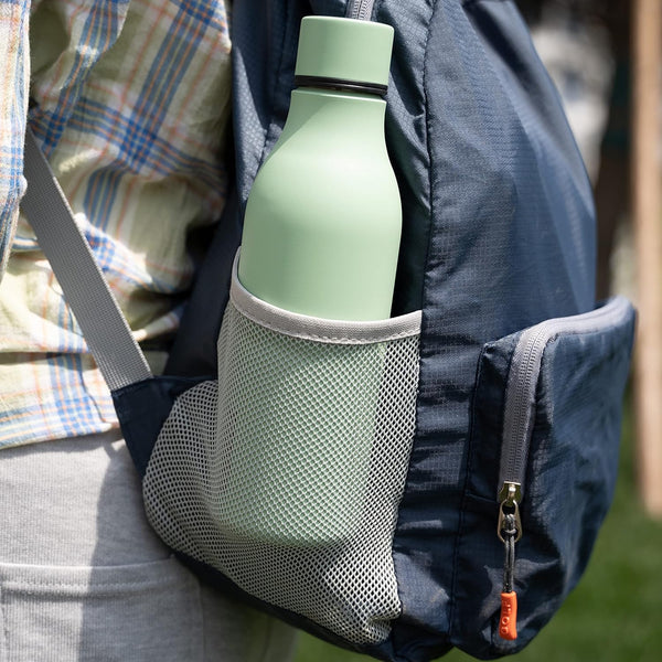 BJPKPK Insulated Water Bottles, 18 oz Stainless Steel Metal Water Bottle with Strap, BPA Free Leak Proof Jugs, Mugs, Flasks, Reusable Thermal
