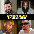 The Beard Club Beard Oil for Men - 2Oz Classic Sandalwood Natural Beard Oil with Castor & Amber Oils - Beard & Mustache Conditioner - Hydrates,