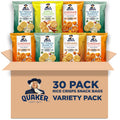 Quaker Rice Crisps, Gluten Free, 4 Flavor Sweet and Savory Variety Mix, Single Serve, 30 count Sweet & Savory Variety Pack