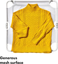 OXO Good Grips Folding Sweater Dryer, White, 26" sq. x 4-1/2" h