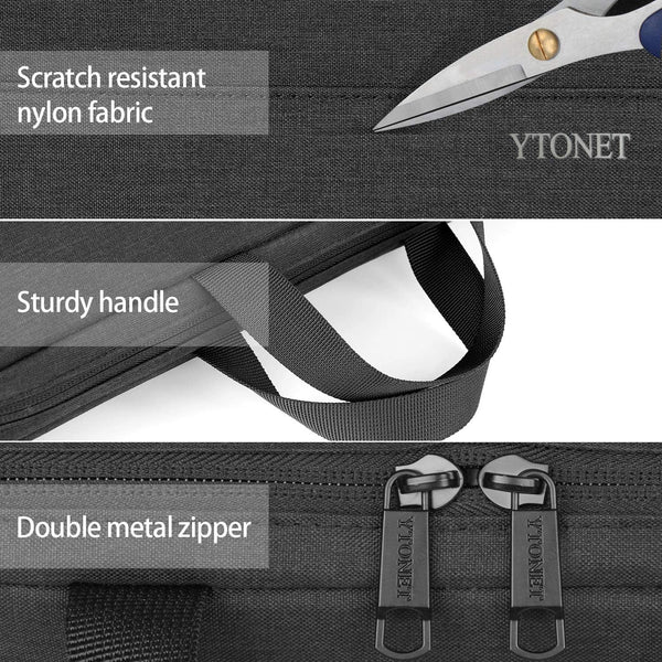Ytonet Laptop Sleeve Case 13 13.3 Inch,TSA Slim Laptop Cover with Handle 13-13.3 in Black