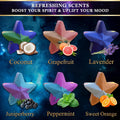 Space Rainbow Star Bath Bombs / 6 X 2.8Oz Luxury Bath Bomb Gift Set/Natural Essential Oils/Colourful Bubble and Non-Staining/Vegan, Cruelty