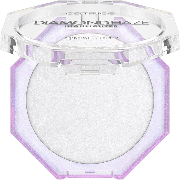 Catrice Diamond Haze Highlighter, Face & Body Glow (010 | Gimme Glitter) | Buildable Shimmer Powder, 3D Multi-Dimensional Sparkle, Silky