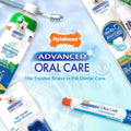 Nylabone Advanced Oral Care Pet Dental Water Additive, Liquid Tartar Remover & Breath Freshener for Dogs, Dog Teeth-Cleaning, Peppermint Flavor,