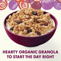 Cascadian Farm Organic Granola, Cinnamon Raisin Cereal, Resealable Pouch, 11 oz Cinnamon Raisin 11 Ounce (Pack of 1)