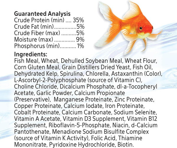 Aqueon Goldfish Fish Food Slow Sinking Granules, 5.8 oz 5.8 Ounce (Pack of 1)