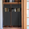 Simple Houseware 15"W x 54"H Garment Cover with Bottom Seal & Clear Window | for Clothes Rack/Closet/Hanging Clothes, Dark Gray 54" x 15"