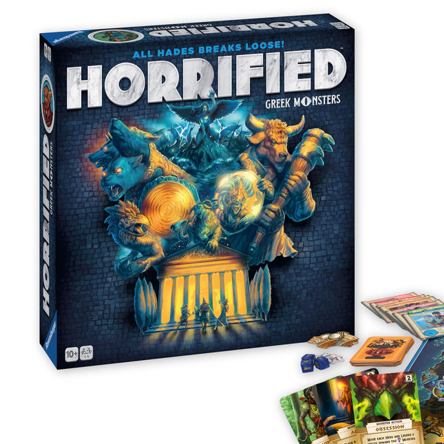 Ravensburger Horrified: Greek Monsters - Cooperative Strategy Board Game | for A