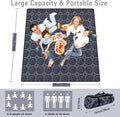 Supfitness Extra Large Picnic Blankets Waterproof Foldable (60 "x 80") Beach Blanket Waterproof Sandproof,3-Layer Thicking Mat Outdoor Packable