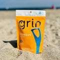 GRIN Tongue Cleaner, 32 Count, Disposable Tongue Cleaner, Hygienic Scraper, Recycled Plastic, Clean Tongue, Promote Fresh Breath, Includes Safe