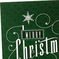 Hallmark Image Arts Christmas Boxed Cards Assortment, Elegant Lettering (4 Designs, 24 Cards with Envelopes) Red and Green Elegant Lettering