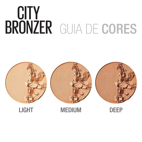 Maybelline New York City Bronzer Powder Makeup, Bronzer and Contour Powder, 200, 0.32 Oz.