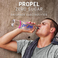 Propel, Black Cherry, Zero Calorie Sports Drinking Water with Electrolytes and Vitamins C&E, 16.9 Fl Oz (12 Count) Black Cherry 16.9 Fl Oz (Pack