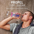 Propel, Kiwi Strawberry, Zero Calorie Sports Drinking Water with Electrolytes and Vitamins C&E, 16.9 Fl Oz (12 Count) Kiwi Strawberry 16.9 Fl Oz