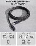 USB C Extension Cable (20Gbps/240W/3.3Ft), Faracent USB 3.2 Type C 3.1 Male to Female Extension Charging & Sync for Iphone 16 15 Pixel PSVR2