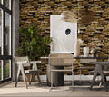 Rock Peel and Stick Wallpaper - Self-Adhesive & Removable Wallpaper Stone Decorations Contact Paper 17.7"x118" 3D Stone Textured Vinyl for