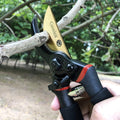 gonicc 8" Professional Premium Bypass Titanium Pruning Shears(GPPS-1003) | Titanium coated SK5 steel blade, Ergonomic non-slip handle, Sap groove