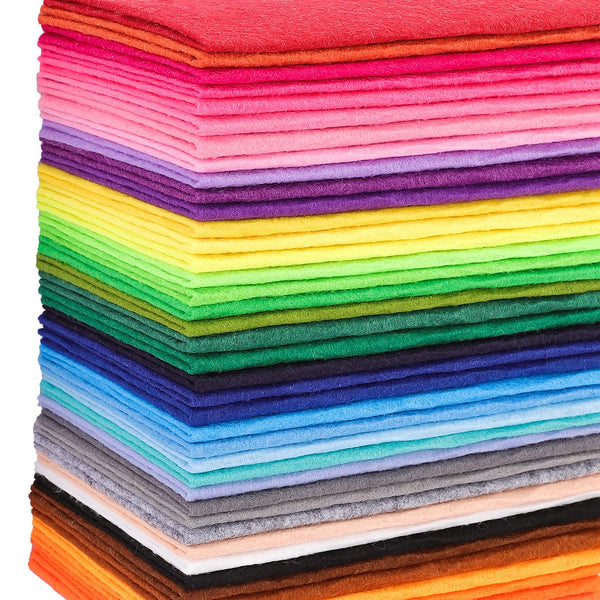 40Pcs Felt Fabric Sheets,8 X 12 Inch DIY Craft Felt Sheets 1Mm Thick,Soft Felt Fabric Sheet Assorted Color Felt Squares for DIY Crafts Sewing