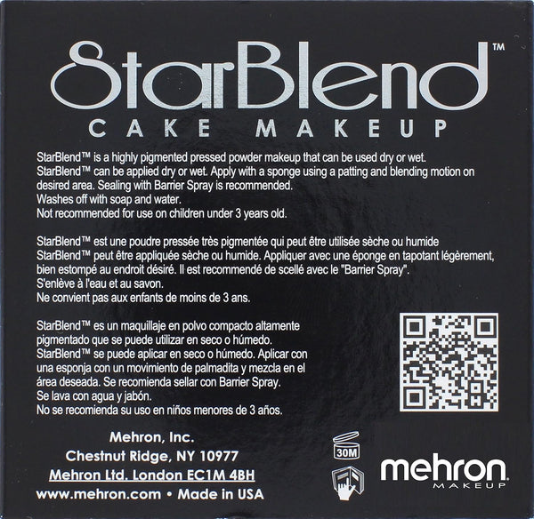 Mehron Makeup Starblend Cake (2 Oz) (Warm Honey)