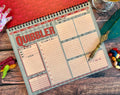 Conquest Journals Harry Potter The Quibbler Undated Weekly Spiral Planning Pad, 8'' x 10'', 52 Page, To-Dos, Priorities, Habit Tracker & Notes,