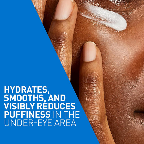 Cerave Eye Repair Cream, under Eye Cream for Puffiness and Bags under Eyes, Hyaluronic Acid + Niacinamide + Marine Botanical Complex, Oil Free &