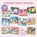Klever Kits Dot Art Kit for Kids, No Mess Sticker for Toddlers 3-7, Craft Kits, DIY Creative Activity, Travel Toy, Birthday Presents for Boys