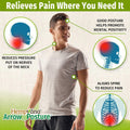 Hempvana Arrow Posture - Fully Adjustable Posture Support & Posture Corrector for Upper Body - Helps Correct Slouching, Text Neck and Hunching