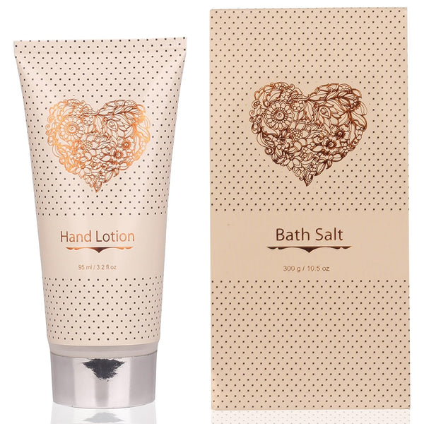 Spa Gift Basket Ã¢ÂÂ Bath and Body Set with Vanilla Fragrance by Lovestee - Gift Basket Includes Shower Gel, Body Lotion, Hand Lotion, Bath