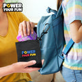 Power Your Fun Cubik LED Flashing Cube Memory Game - Electronic Handheld Game STEM Toy, 5 Brain Memory Games for Kids Brain Play Sensory Toys