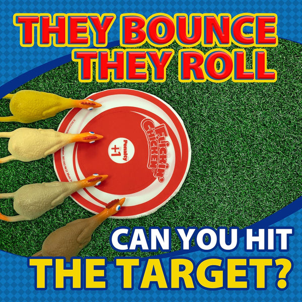 University Games, Flickin Chicken Indoor Outdoor Target Toss Game, the Go Anywhere Game for 2 or More Players Ages 6 and Up