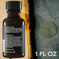 The Beard Club - Beard Growth Oil with Natural Castor & Avocado to Grow Thicker, Fuller Facial Hair, Fill in Patches and Stimulate Healthier